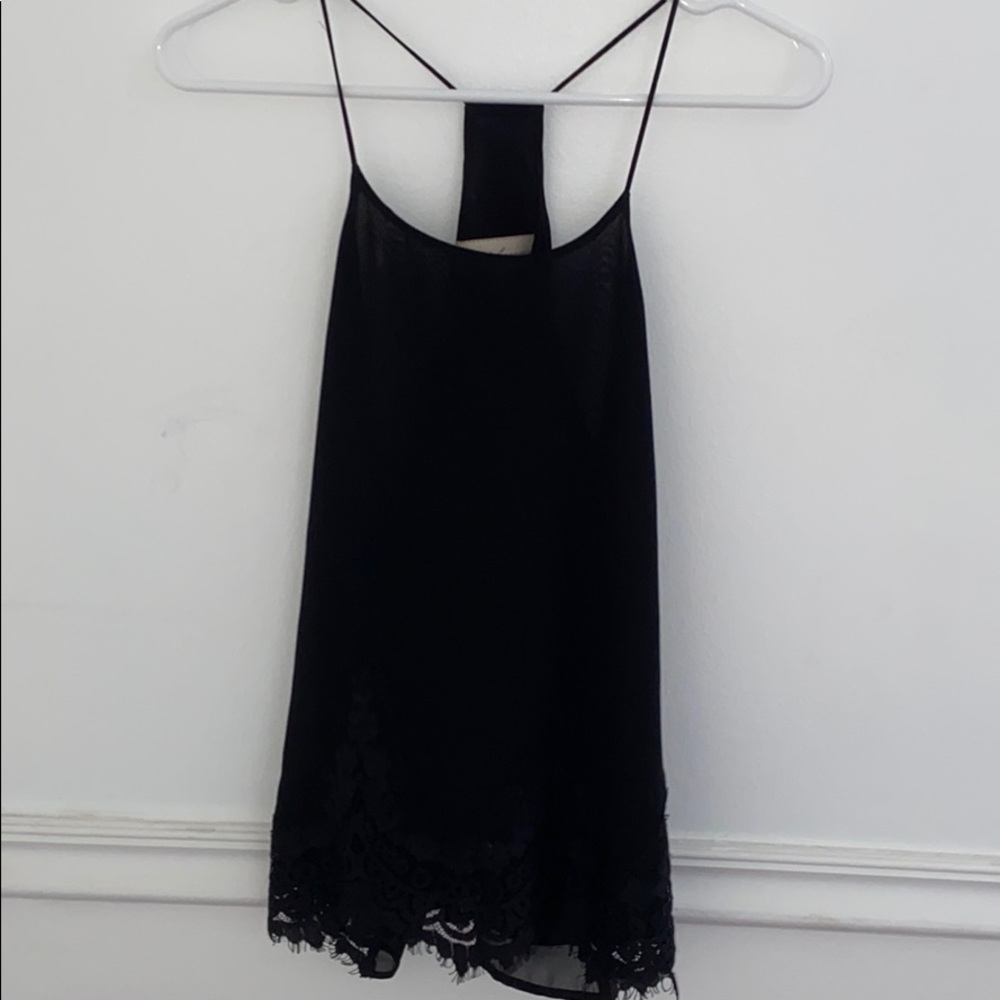 Black Blouse with Lace